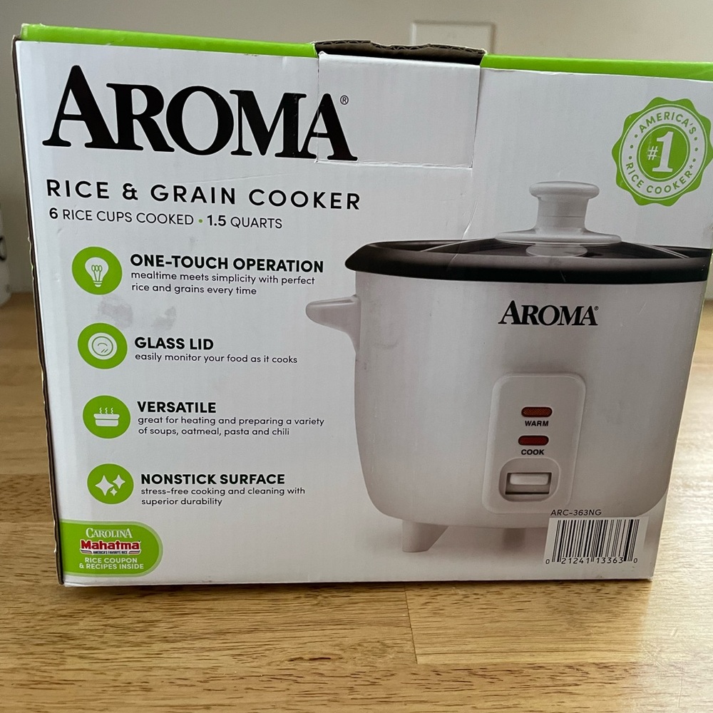 Brand New in box Aroma rice and grain cooker